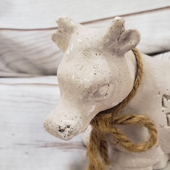 Dung Buddy Moo Doo Cow Garden Sculpture Vintage Zoo Doo Compost Company 1994 - Picture 2 of 10